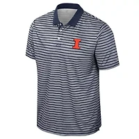 NCAA Illinois Fighting Illini Striped Polo