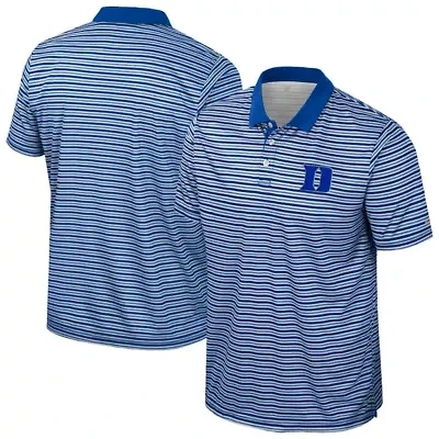 Duke Blue Devils NCAA Striped Polo