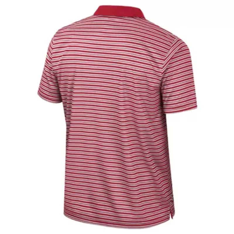 NCAA Arkansas Razorbacks Striped Polo