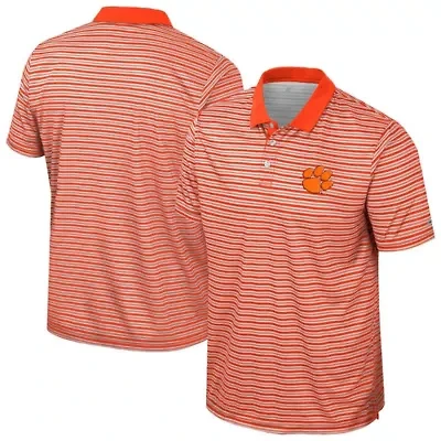 NCAA Clemson Tigers Striped Polo