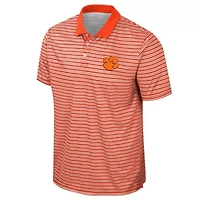 NCAA Clemson Tigers Striped Polo