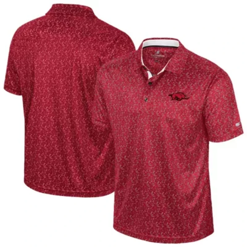 NCAA Arkansas Razorbacks Sublimated Golf Polo