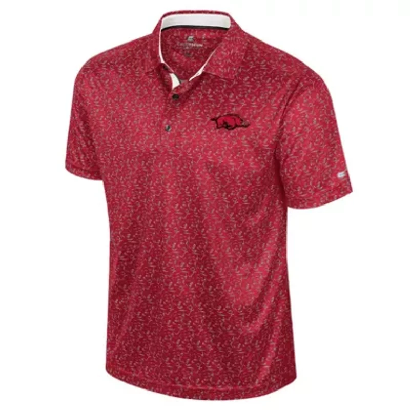 NCAA Arkansas Razorbacks Sublimated Golf Polo