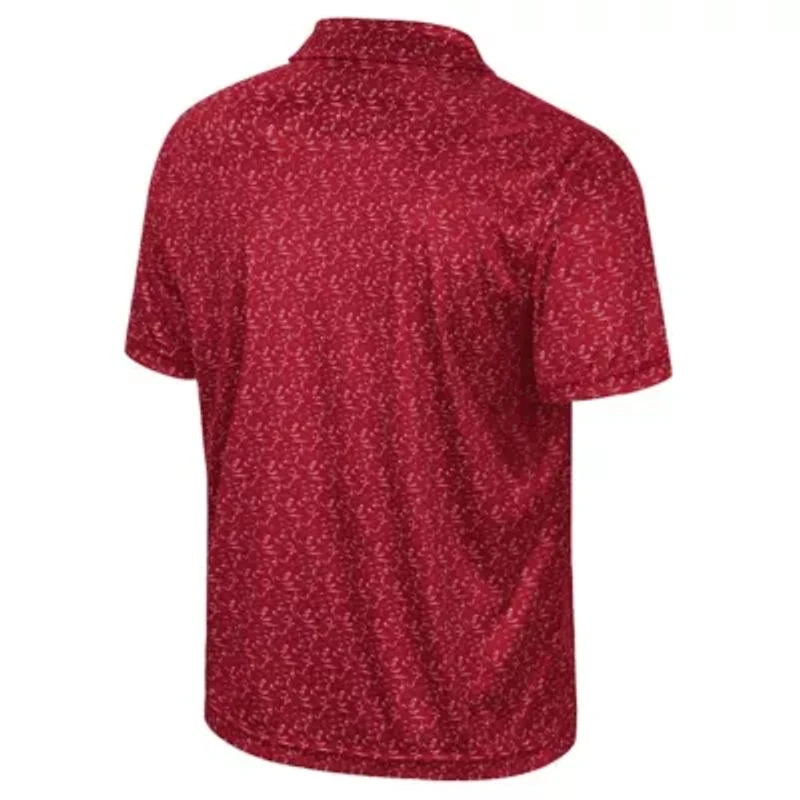 NCAA Arkansas Razorbacks Sublimated Golf Polo