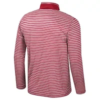 NCAA Indiana Hoosiers Striped Quarter-Zip Top