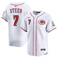 MLB Nike Spencer Steer Cincinnati Reds Home Limited Player Jersey