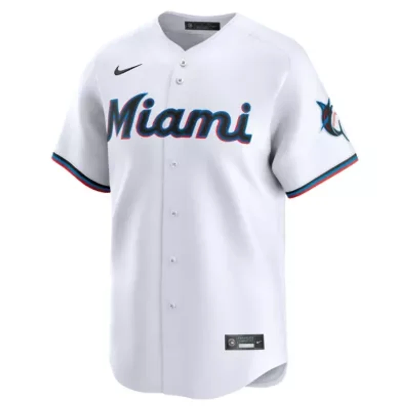 MLB Nike Sandy Alcantara Miami Marlins Home Limited Player Jersey