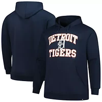 MLB Detroit Tigers Big & Tall Velocity Fleece Pullover Hoodie