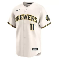 MLB Nike Jackson Chourio Milwaukee Brewers Home Limited Jersey