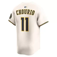 MLB Nike Jackson Chourio Milwaukee Brewers Home Limited Jersey