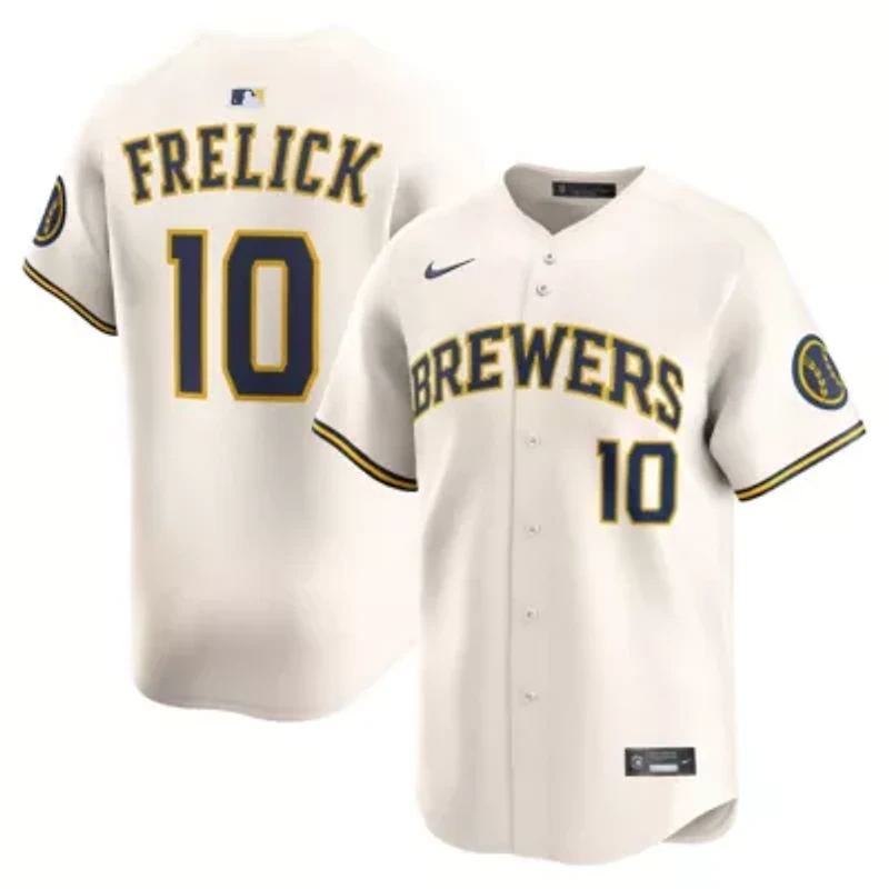MLB Nike Sal Frelick Milwaukee Brewers Home Limited Player Jersey