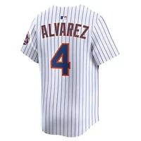 MLB Nike Francisco Alvarez New York Mets Home Limited Player Jersey