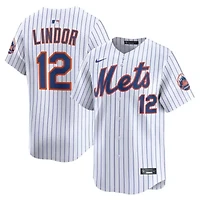 MLB Nike Francisco Lindor New York Mets Home Limited Jersey