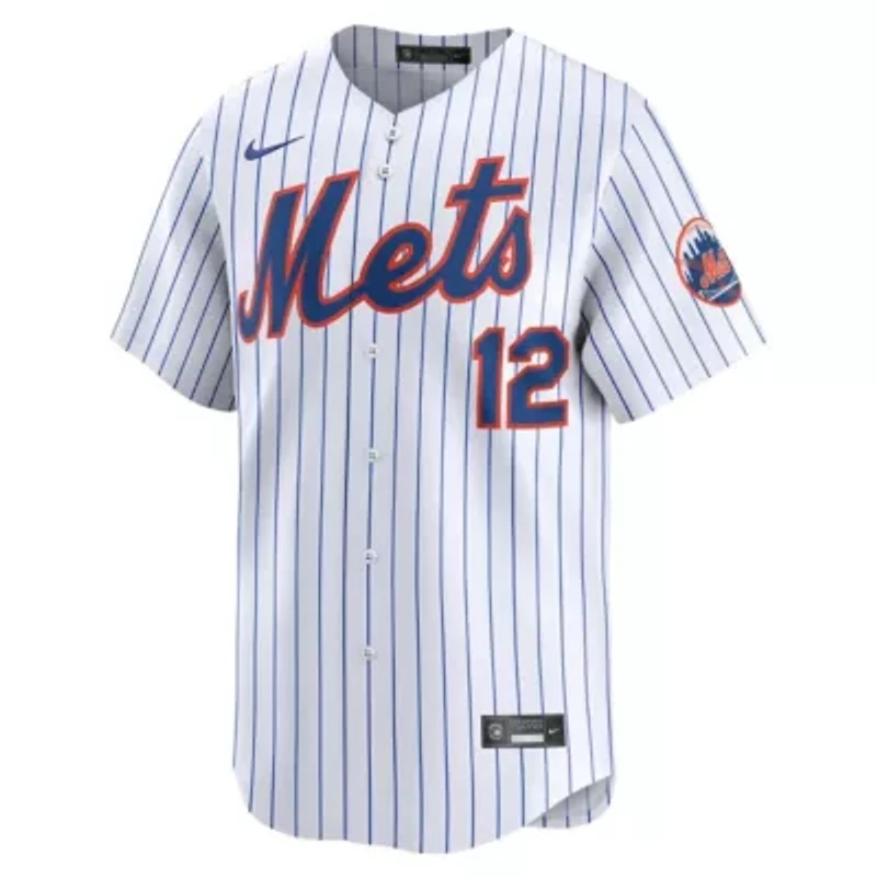 MLB Nike Francisco Lindor New York Mets Home Limited Jersey