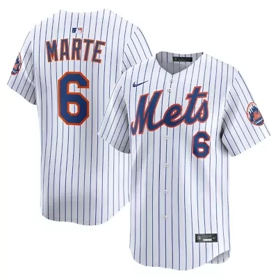 MLB Nike Starling Marte New York Mets Home Limited Player Jersey