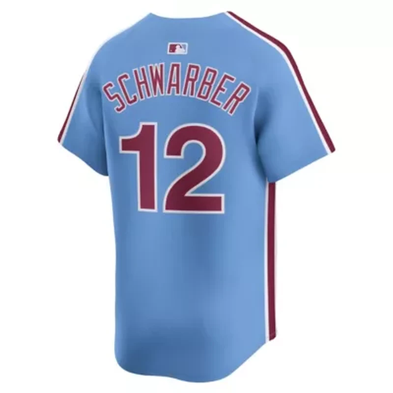 MLB Nike Kyle Schwarber Light Philadelphia Phillies Alternate Limited Jersey