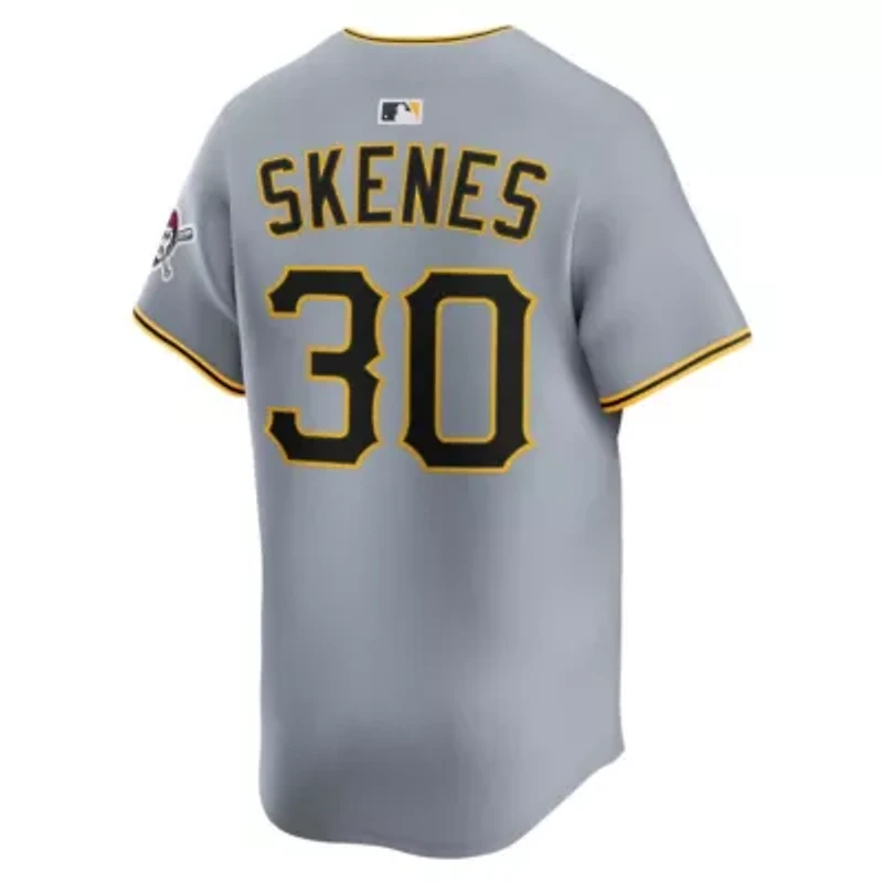 MLB Nike Paul Skenes Pittsburgh Pirates Road Limited Player Jersey