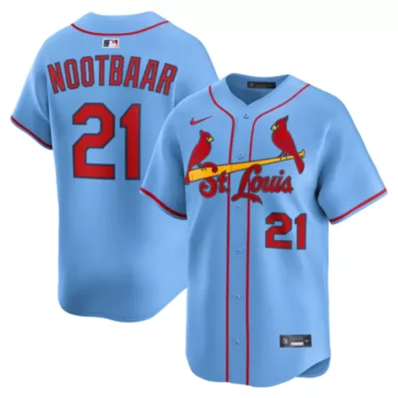 MLB Nike Lars Nootbaar Light St. Louis Cardinals Alternate Limited Jersey