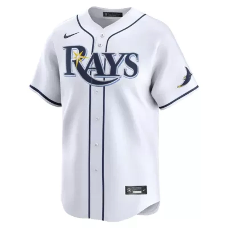 MLB Nike Junior Caminero Tampa Bay Rays Home Limited Jersey