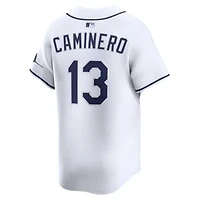 MLB Nike Junior Caminero Tampa Bay Rays Home Limited Jersey