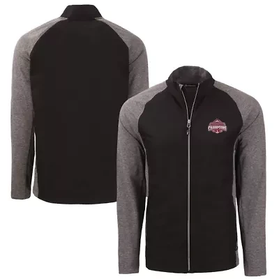 NCAA Heather Ohio State Buckeyes Big & Tall Football Playoff 2024 National s Adapt Eco Knit Hybrid Recycled Raglan Full-Zip Jacket