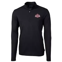 NCAA Ohio State Buckeyes Big & Tall Football Playoff 2024 National s Virtue Eco Pique Recycled Quarter-Zip Pullover Top