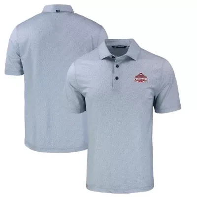 NCAA Ohio State Buckeyes Football Playoff 2024 National s Pike Eco Pebble Print Stretch DryTec Recycled Polo