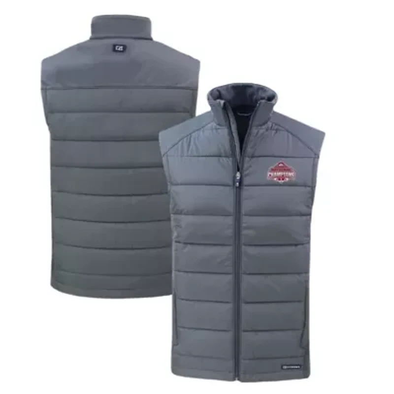 NCAA Ohio State Buckeyes Football Playoff 2024 National s Evoke Hybrid Softshell Recycled Full-Zip Vest