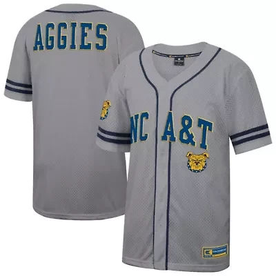NC A&T Aggies NCAA North Carolina Free Spirited Baseball Jersey