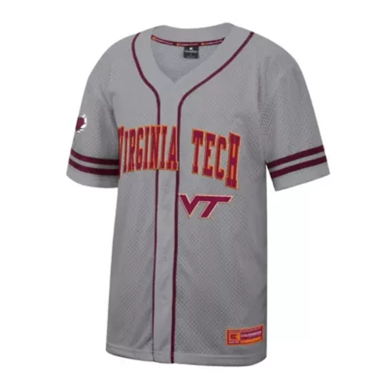 NCAA Virginia Tech Hokies Free Spirited Baseball Jersey