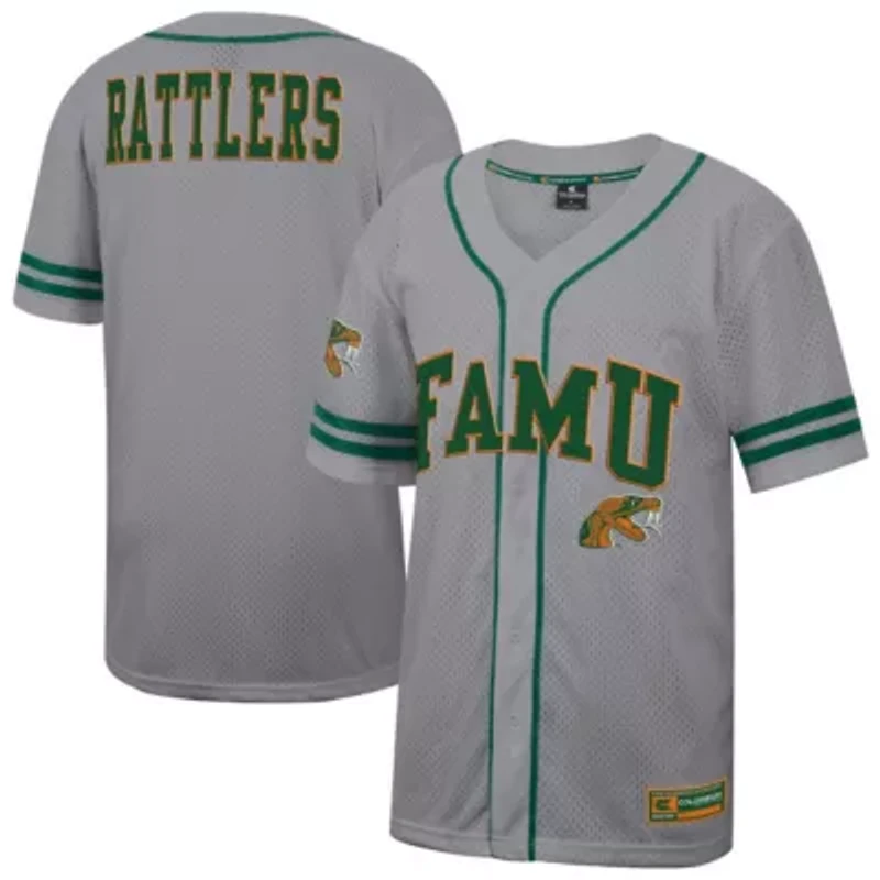 NCAA Florida A&M Rattlers Free Spirited Baseball Jersey