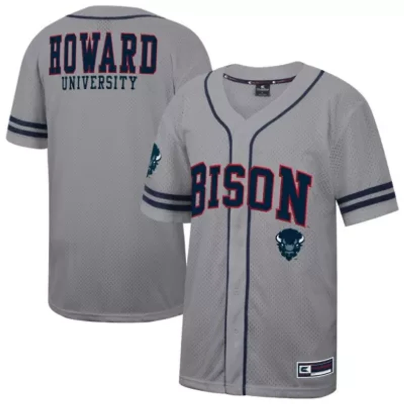 NCAA Howard Bison Free Spirited Baseball Jersey