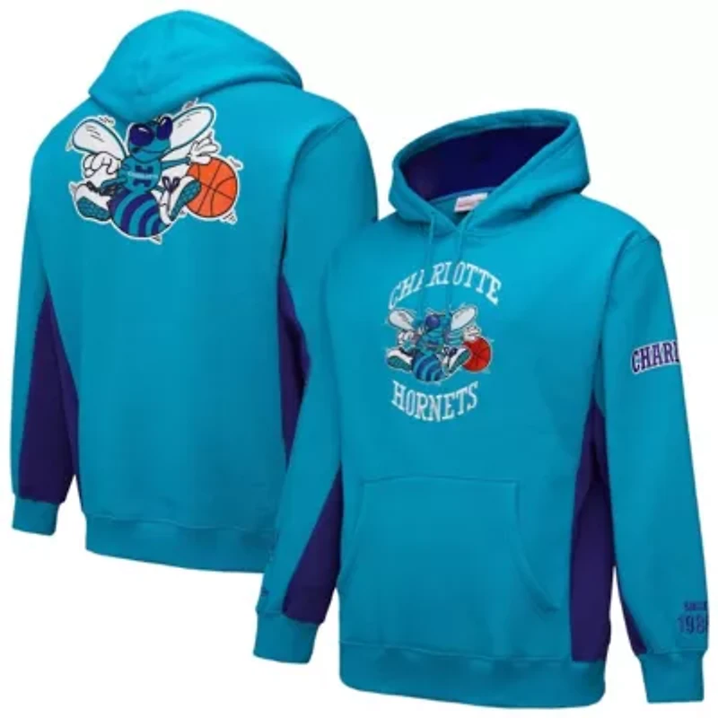 NBA Charlotte Hornets Hardwood Classics Team Origins Fleece Pullover Hoodie