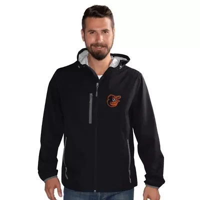 MLB Baltimore Orioles Double Play Hooded Lightweight Full-Zip Jacket