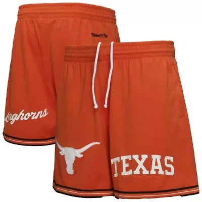 NCAA Burnt Texas Longhorns Team Origins Mesh Shorts