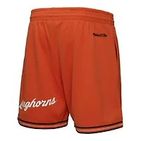 NCAA Burnt Texas Longhorns Team Origins Mesh Shorts