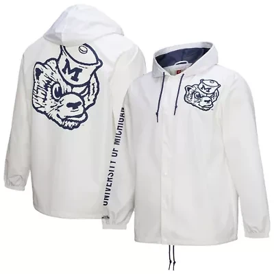 NCAA Michigan Wolverines Coaches Full-Snap Hoodie Jacket