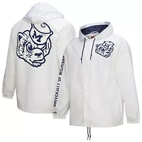 NCAA Michigan Wolverines Coaches Full-Snap Hoodie Jacket