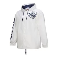 NCAA Michigan Wolverines Coaches Full-Snap Hoodie Jacket