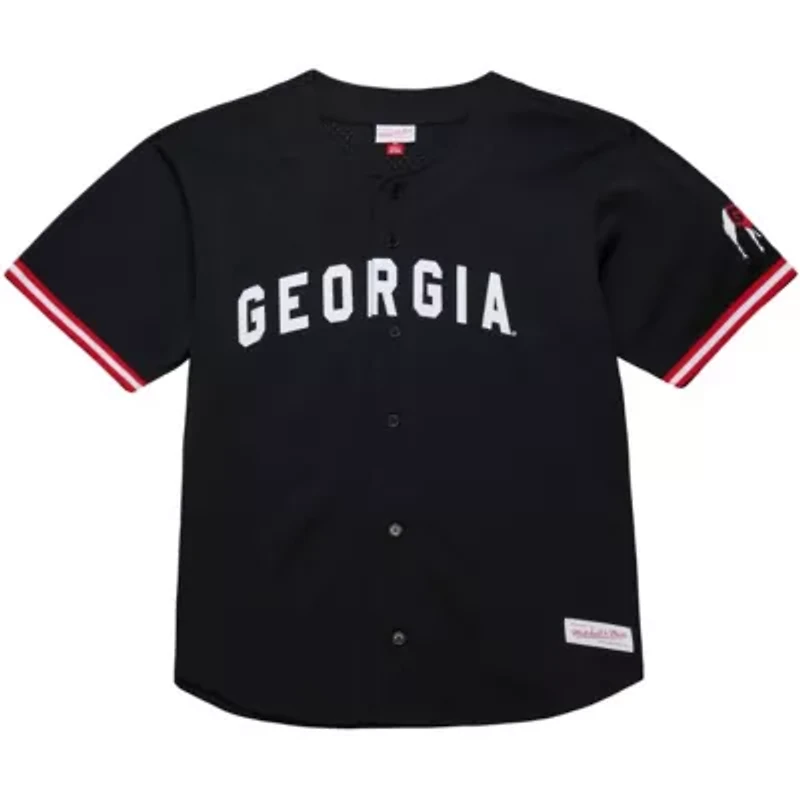 NCAA Georgia Bulldogs On The Clock Full-Button Fashion Jersey