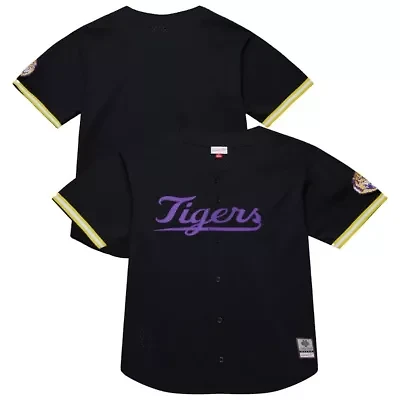 NCAA LSU Tigers On The Clock Full-Button Fashion Jersey