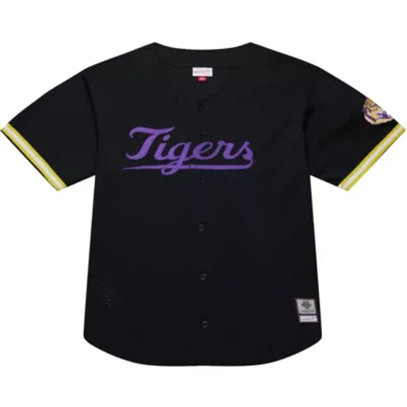 NCAA LSU Tigers On The Clock Full-Button Fashion Jersey