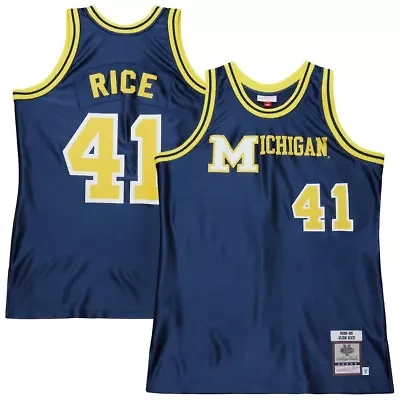 NCAA Glen Rice Michigan Wolverines 1988/89 Authentic Jersey
