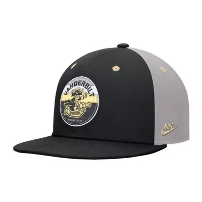 NCAA Nike Vanderbilt Commodores Vintage Patch Snapback Hat