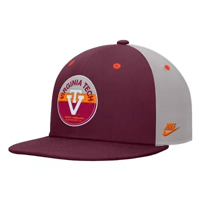 NCAA Nike Virginia Tech Hokies Vintage Patch Snapback Hat