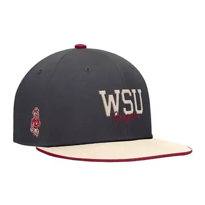 NCAA Nike Washington State Cougars Vintage Script Pro Dri-FIT Snapback Hat