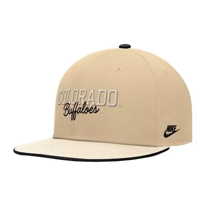 NCAA Nike Colorado Buffaloes Vintage Script Pro Dri-FIT Snapback Hat