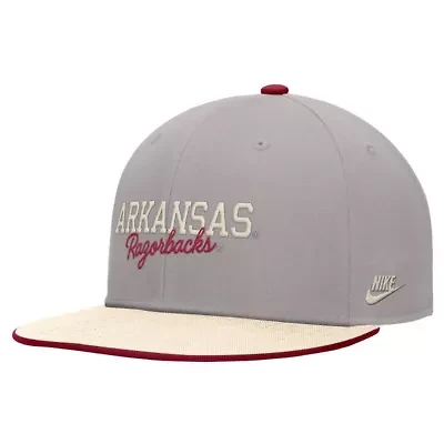 NCAA Nike Arkansas Razorbacks Vintage Script Pro Dri-FIT Snapback Hat