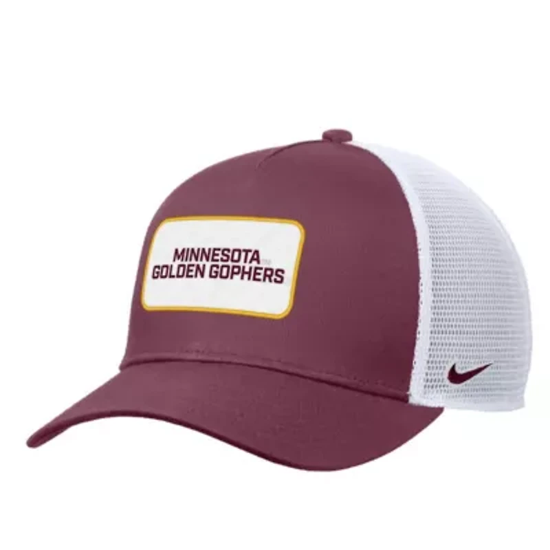 NCAA Nike Minnesota Golden Gophers 2025 On-Field Rise Trucker Performance Adjustable Hat