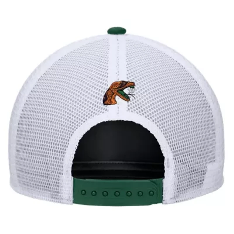 NCAA Nike Florida A&M Rattlers 2025 On-Field Rise Trucker Performance Adjustable Hat